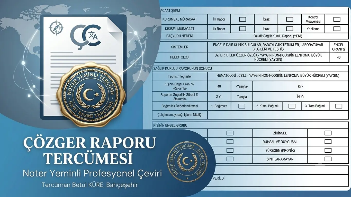 ÇÖZGER Tercümesi